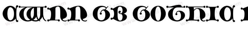 cWnn GB Gothic Regular字体转换